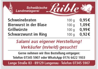 Wochenangebot